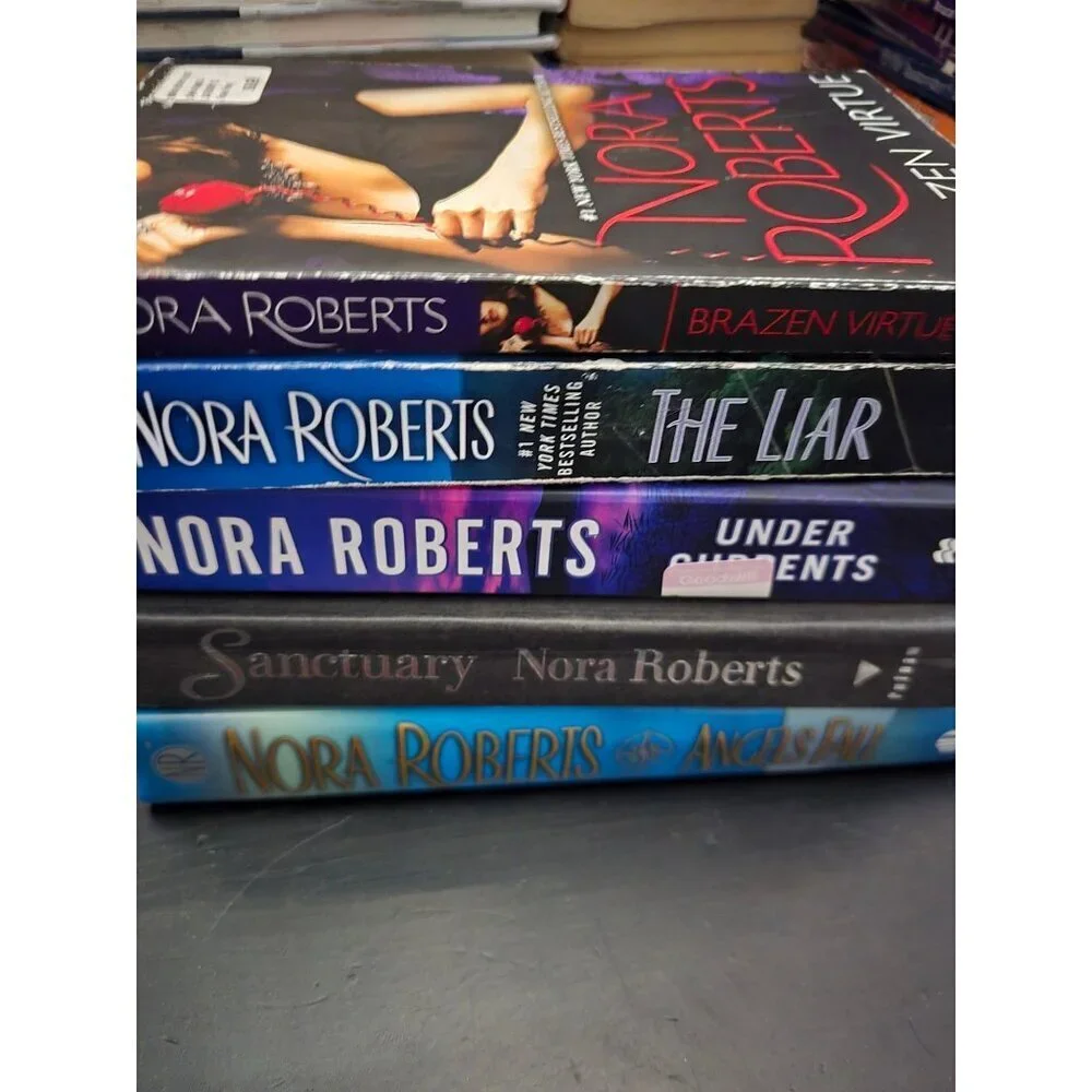 Nora Roberts Book Lot Angels Fall The Liar Brazen Virtue